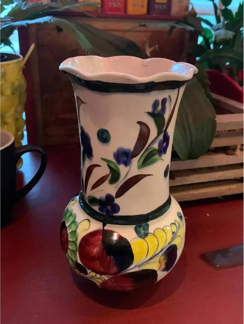 Vintage Mexican Pottery Vase